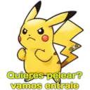 Chach Quieres pelear? vamos entrale