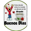 Estes donde
estes te mando
un abrazo así de
Grande
barbotto
Buenos Dias
