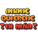 AMAME
QUIEREME
YM NIÑA