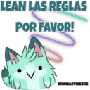 LEAN LAS REGLAS POR FAVOR! DRAMASTICKERS