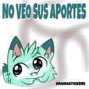 NO VEO SUS APORTES DRAMASTICKERS