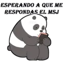 ESPERANDO A QUE ME
RESPONDAS
EL MSJ