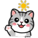 Cat Daily life Emoji 16