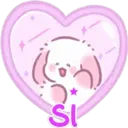 Perrito corazón cute 9