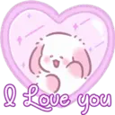 Perrito corazón cute 23