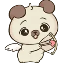 sticker cute dog 14