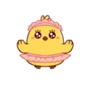 Pink and yellow chicken MOV 22