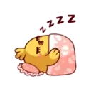 Pink and yellow chicken MOV 16