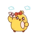 Pink and yellow chicken MOV 14