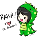 RAWR!
(in dinosaur)
"Annie
