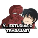 Spiderman en el mundo Kawaii 7