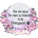 Se ve que
Te van a mandar
A la
Chingadá
TELE
U