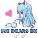 ME DEJAS EN
✓ ✓