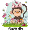 Monkey & frogs 8