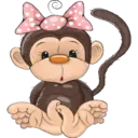 Monkey & frogs 19