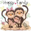 Monkey & frogs 20