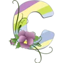Abecedario con flores 19