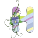 Abecedario con flores 20