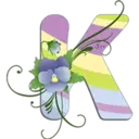 Abecedario con flores 21