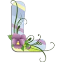 Abecedario con flores 25