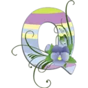 Abecedario con flores 8