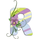 Abecedario con flores 18