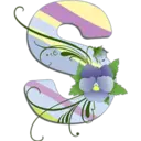 Abecedario con flores 10
