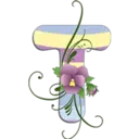 Abecedario con flores 14