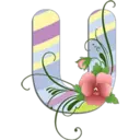 Abecedario con flores 9