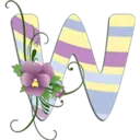 Abecedario con flores 2