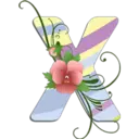 Abecedario con flores 24
