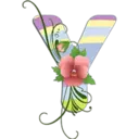 Abecedario con flores 7