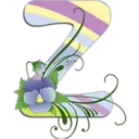 Abecedario con flores 4