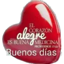 EL
CORAZÓN
eare
ES BUENA MEDICINA
PROVERBIOS 17:22
Buenos días