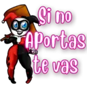 Si no
Aportas
te vas