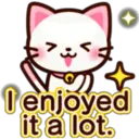 ☆
I enjoyed
it a lot.