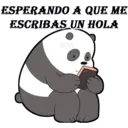 ESPERANDO A QUE ME
ESCRIBAS UN HOLA
RLG