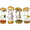 Gatitos Food Kawaii 25