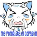 E
me rompiste el corazón