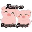 Amor es
Engordar Juntos!
