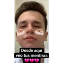 Desde aquí
veo tus mentiras