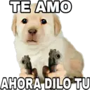 TE AMO
AHORA DILO TU