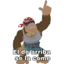 El de arriba
se la come