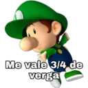 Me vale 3/4 de
verga