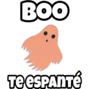 BOO
TE ESPANTÉ