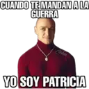 CUANDO TE MANDAN A LA
GUERRA
John
YO SOY PATRICIA