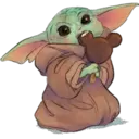 Baby Yoda animado (Telegram) 30