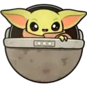 Baby Yoda animado (Telegram) 8
