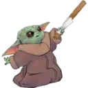 Baby Yoda animado (Telegram) 28