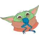 Baby Yoda animado (Telegram) 1